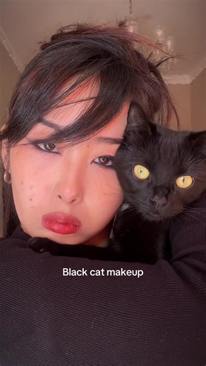 Black Cat Inspired Makeup Tutorial
