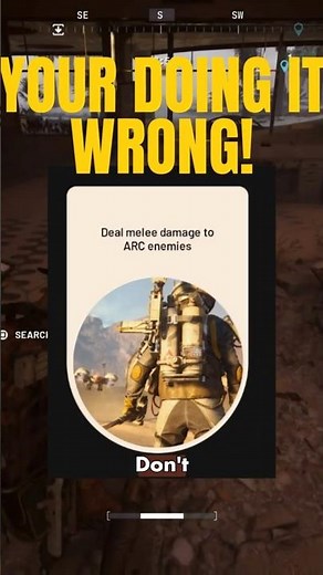 Stop Struggling With Melee | ARC Raiders Melee Damage Trial Guide #arcraiders #shorts #shortsfeed
