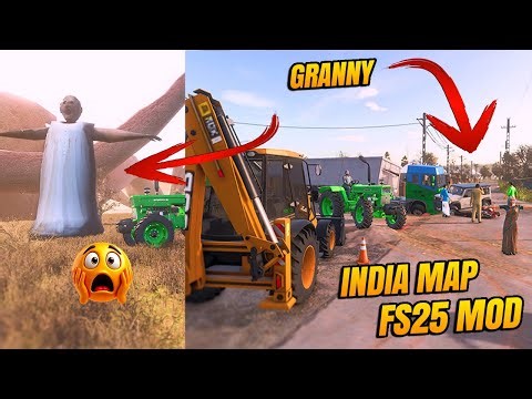 FS25 Indian Map | Accident 😱 | Tractor | Granny | Ultra Realistic ReShade Gameplay