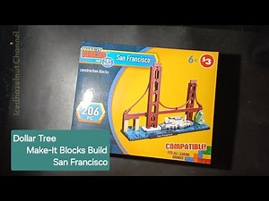 Dollar Tree Make-It Blocks San Francisco Build 🌉 | Feb. 2025 | Icedhazelnut Channel #blockbuild