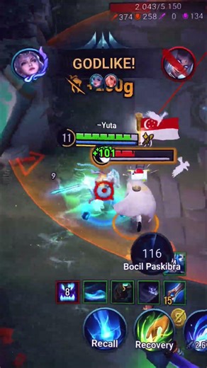 Luna X Dj janam janam HD moment Epik Honor of Kings #shortvideo