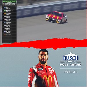 15K views · 633 reactions | Bubba Wallace gets the pole for Sunday's race at Michigan | Motor Racing Media | Facebook