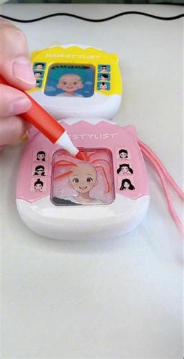This Stylist Pen Has No Ink?! 😱 Magnetic Hair Style Board 🧲🔥 #viral #toy #funny #trending