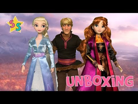 Frozen 2 🍁 Singing Anna & Elsa dolls 🎼|| and Kristoff classic doll (Unboxing)✨