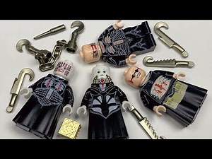 LEGO Hellraiser - Pinhead | Deep Throat | Chatterer | Butterball | Unofficial Minifigures