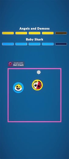 Angels and demons vs baby Shark #brawlstars #supercellpartner #brawlin
