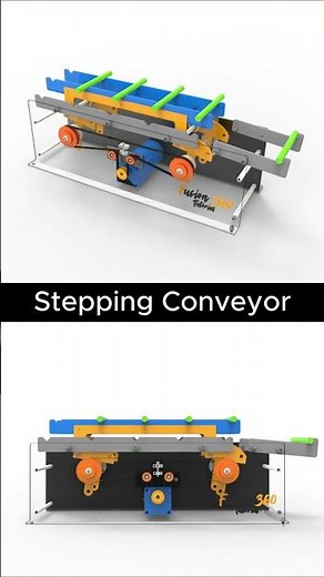 Stepping Conveyor Explained #mechanic #mechanism #engineering