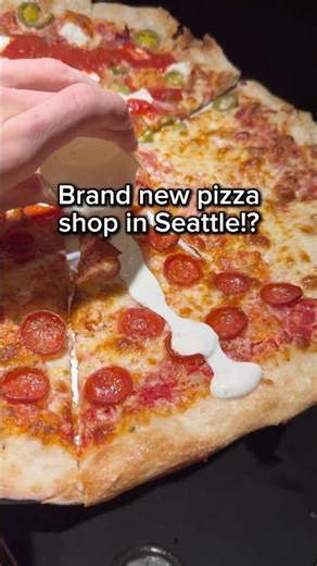 Trying the newest pizza shop in Seattle