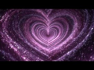 Infinite Star Heart Tunnel ✨💜 Hypnotic Love Loop (8 HOURS)