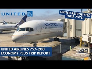 TRIP REPORT| NEW INTERIOR United 757-200 (ECONOMY PLUS) | Los Angeles to Newark