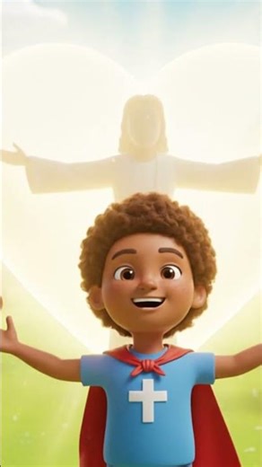 Jesus, My Superhero! 🦸‍♂️✨ | Christian Kids Song | Faith Heroes Kids