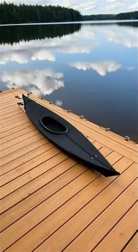 This Boat FOLDS?! 🚀 #foldingkayak #speedrun #diy