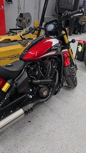 Thank you, @indianmotorcycle, for making this one more aftermarket friendly. This new Dean Speed slip-on sounds MEAN AF. New scout parts are launching these coming weeks. | Dean Speed Customs