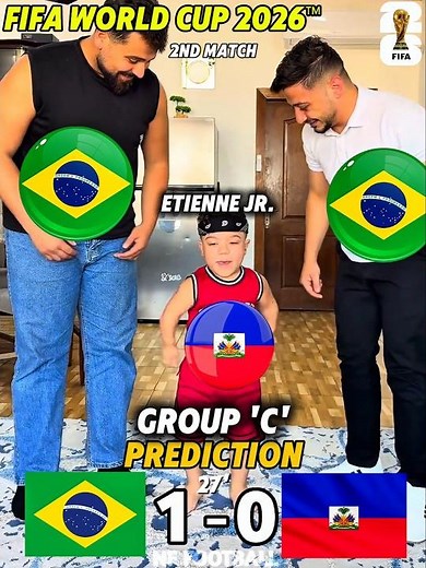 ​Brazil vs Haiti World Cup 2026 Prediction 🥶🔥 #football #shorts