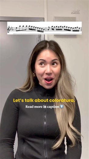 If your coloratura feels messy, this is why.