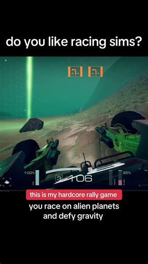 would you play a racing sim on alien planets #whattoplay #exoone #racinggame #indiegames