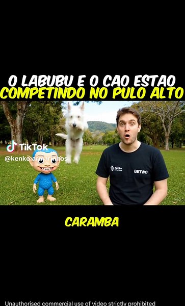 O labubu acha que ganha do cachorro #achadinhos #tiktokshop #labubu
