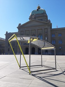 Velounterstand Nima - Fahrradunterstand im Klappdach-Design | velohuus Schweiz