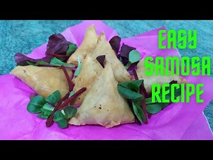 Samosa Recipe using spring roll wrapper | Cheese and sweet corn samosa filling recipe