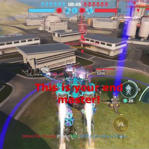 Ravakin vs Obi-Wan Leech - Wounded Raven vs UE Leech #warrobots #warrobotsgameplay #shorts