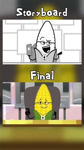 Knife PUNCHES Cobs! Storyboards vs Final Animation #inanimateinsanity