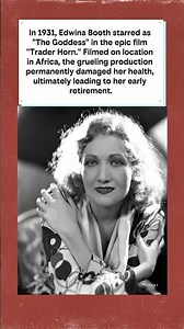 Edwina Booth: Trader Horn (1931) 🎬