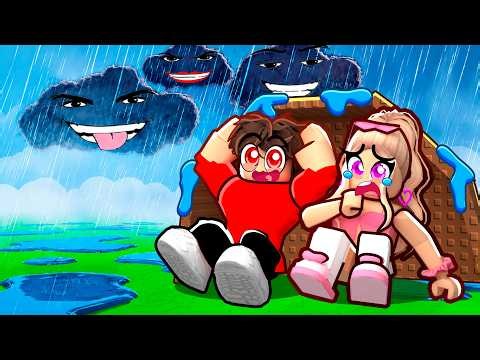 ROBLOX ESCAPE RAIN FOR LUCKY BLOCKS...
