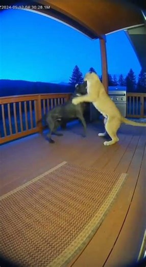 Presa Canario vs Mountain Lion