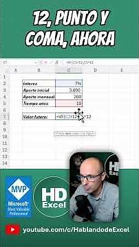 💸 HOW TO CALCULATE the FUTURE VALUE of your investment in EXCEL (you'll be surprised!)