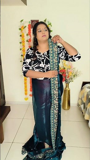 different saree draping style / tutorial #sareedraping