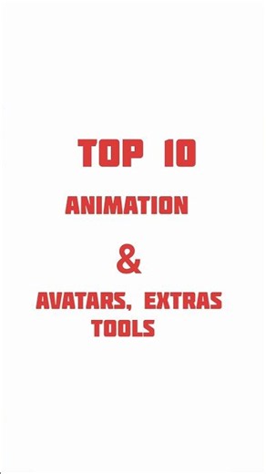 Best Free Animation & 3D Avatar Websites in 2026 🚀 #shorts #tech #animationsoftware
