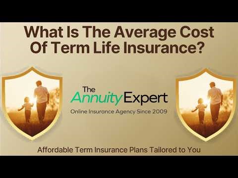 What Is the Average Cost of Term Life Insurance?
