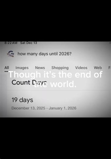 how many days until 2026…pt1