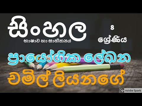 8 වසර ප්‍රායෝගික ලේඛන Sinhala Grade 8 Lesson🇱🇰my class