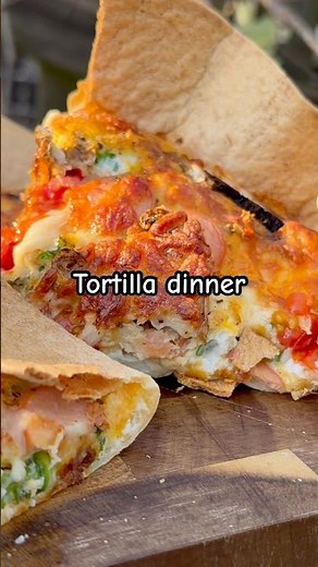 Amazing dinner idea with a crispy tortilla in the air fryer 🌮✨