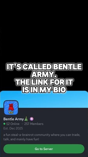 Join this trusted SAB discord server! #sab #discord #stealabrainrot #editor