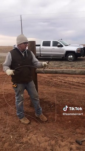 Building an H-Brace for a Barbed Wire Fence