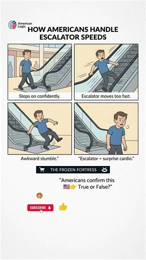 How Americans 🇺🇸 Handle Escalator Speeds 😂 | Surprise Cardio Test