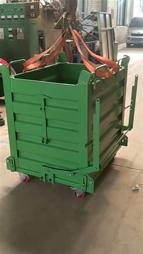 #Waste Collection Box #Waste Bin #Iron Scrap Waste Box #Forklift Pallet Box Waste Collection Box