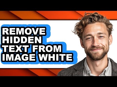 How to Remove Hidden Text from Image White (updated)