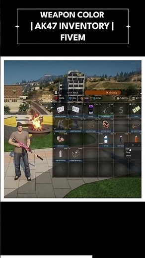Weapon Color | Ak47 Inventory | #fivem #gta5 #roleplay #gtaonline #gtarp