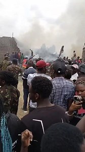 1.2K views | BREAKING NEWS: A Kenya Defence Forces (KDF) helicopter has crashed moments ago in the Mwihoko area, hitting a building before bursting into flames. Rescue operations are currently underway. | New Day TV | Facebook