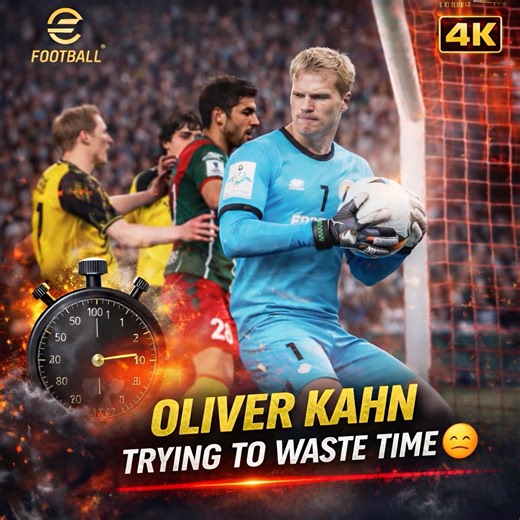 Oliver kahn wasting my time 😌😌 fight scenes from konami ❤️‍🔥 #efootball #konami
