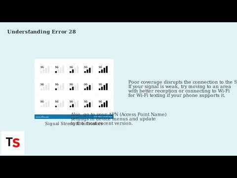 How to Fix Sky Mobile Error 28 – SMSC Number, Network & Retry
