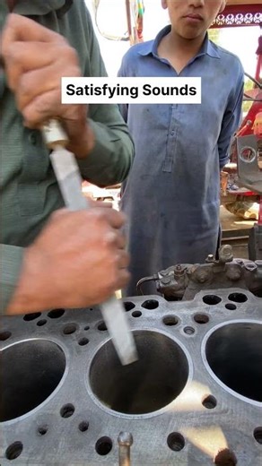 Extreme Tractor Engine Valve Restoration 🚜✨ #ASMR#shorts #shortfeed #viral