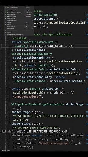 GPU Programming | Specialization Constants 2 | Running an Example | CPU -to- GPU shader | Vulkan API