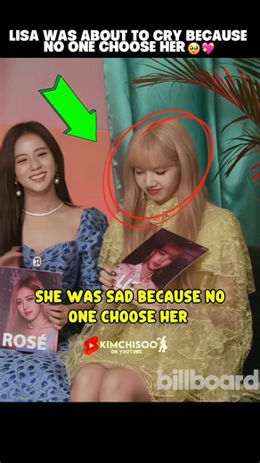 Rosé Choose Lisa!!🥹🫶🏻 #blackpink #blink #fypシ゚ #lisa #kpop #trending #viral #1million #shorts #fypシ