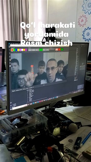 RASUL ISRAILOV | ROBOTOTEXNIK | O‘QITUVCHI on Instagram: "Qo‘l harakati yordamida rasm , turli hil geometrik figuralarni chizish #roboschool #dasturlash #arduino #python #robot"