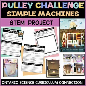 Pulley STEM Challenge & Project - Simple Machines and Movement Activity