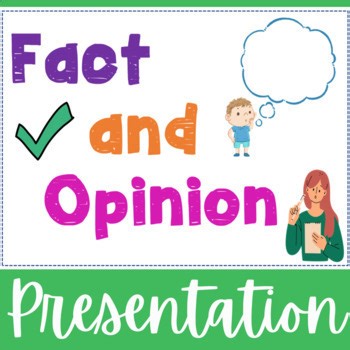 Fact and Opinion PowerPoint Presentation Google Slides | Reading Comprehension